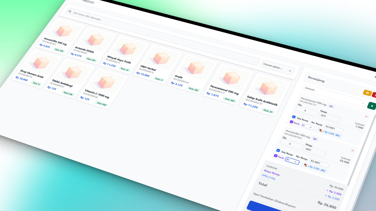 Integrasi Pos Dengan Racikan Dan Resep